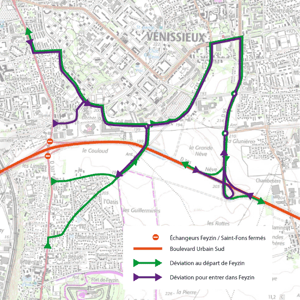 Carte FEYZIN pour diffusion
